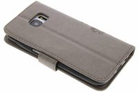 Etui de téléphone Fleurs de Trèfle Samsung Galaxy S7 - Gris