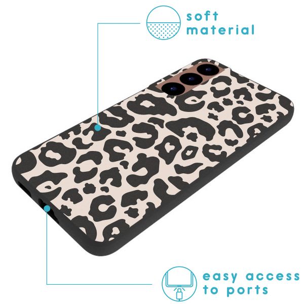 imoshion Coque Design Samsung Galaxy S22 - Leopard