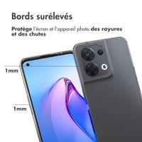 Accezz Coque Clear Oppo Reno 8 5G - Transparent