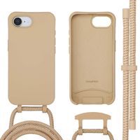 imoshion Coque arrière Color avec cordon amovible et MagSafe Apple iPhone 16e - Nude