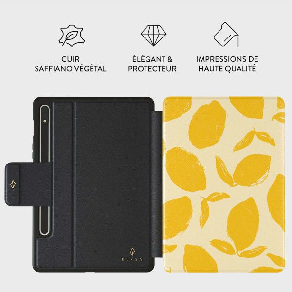 Burga Coque tablette Samsung Galaxy Tab S9 11.0 pouces - Lemon Tart