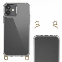 Selencia Coque arrière avec crochets amovibles Apple iPhone 12 (Pro) - Transparent