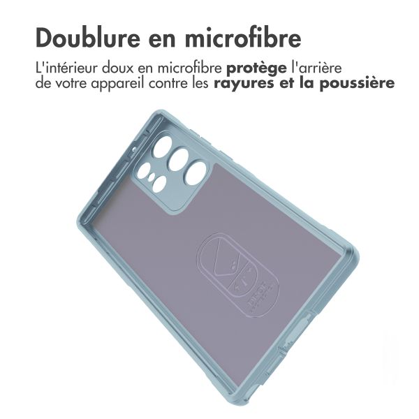 imoshion Coque arrière EasyGrip Samsung Galaxy S23 Ultra - Bleu clair