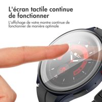imoshion Coque rigide à couverture complète Samsung Galaxy Watch 5 - 40 mm - Bleu foncé