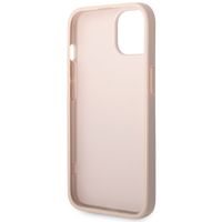 Guess Coque 4G Metal Logo Backcover iPhone 14 - Rose