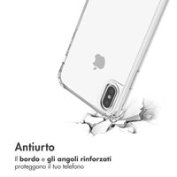 imoshion Coque avec dragonne + bracelet Apple iPhone X / Xs - Perles Cœurs