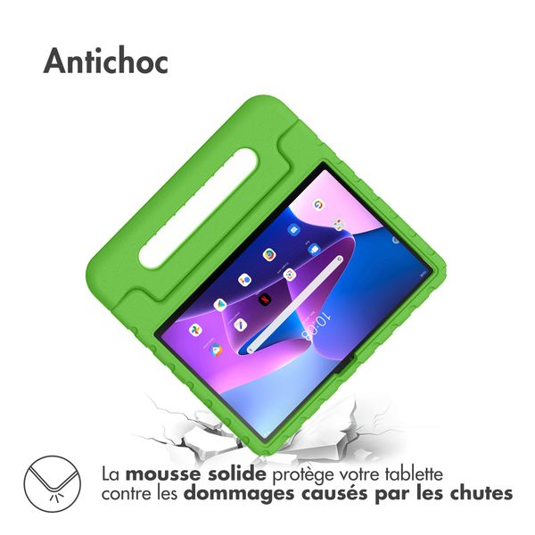 imoshion Coque kidsproof avec poignée Lenovo Tab M10 (3rd gen) - Vert