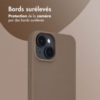 imoshion Coque Couleur Apple iPhone 14 - Marron