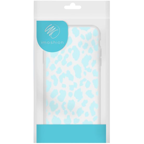 imoshion Coque Design Samsung Galaxy A42 - Léopard - Bleu