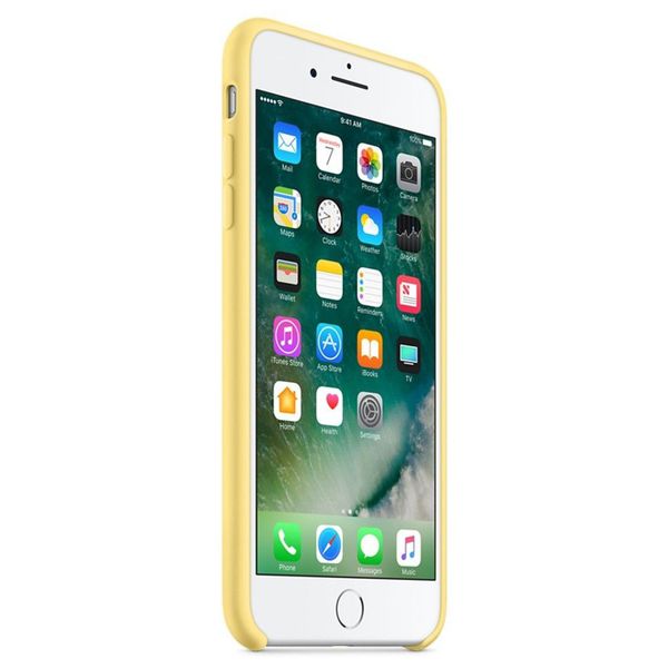 Apple Coque en silicone Apple iPhone 8 Plus / 7 Plus - Pollen