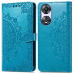 imoshion Etui de téléphone portefeuille Mandala Oppo A78 (4G) - Turquoise