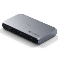 Satechi Thunderbolt 4 Slim Hub Pro - Hub de bureau Mac, iPhone, iPad et Windows - Space Grey