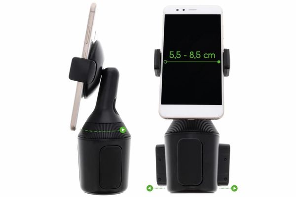 Belkin Car Cup Mount - Support de téléphone pour voiture - Porte-gobelet - Noir