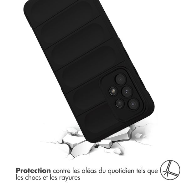 imoshion Coque arrière EasyGrip Samsung Galaxy A33 - Noir