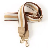 Dutchies Phone Strap - Cordon de téléphone universel réglable - Classic Stripes / Beige