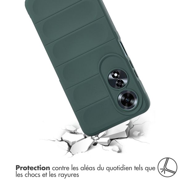 imoshion Coque arrière EasyGrip Oppo A60 4G - Vert foncé