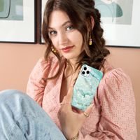 Selencia Coque Maya Fashion iPhone 11 - Agate Turquoise