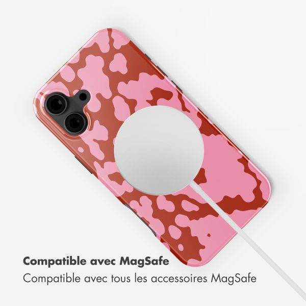 Selencia Coque arrière Vivid avec MagSafe Apple iPhone 16 - Moo’d Blush Pink