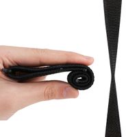 imoshion Bracelet en nylon Samsung Galaxy Watch 4 / 5 / 6 / 7 / FE (20 mm) - Noir