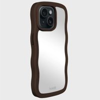 Holdit Coque Wavy Apple iPhone 13/14/15/16e - Chocolate Mirror