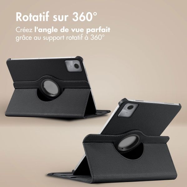 imoshion Coque tablette rotatif à 360° Lenovo Tab M11 - Noir