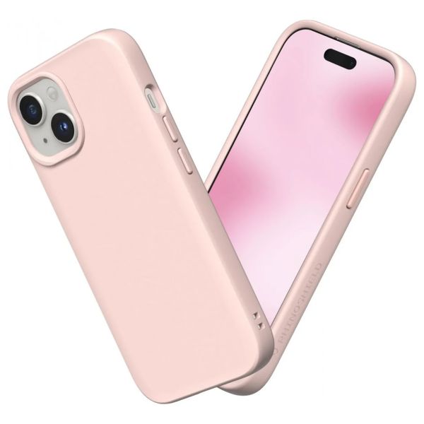 RhinoShield Coque SolidSuit iPhone 15 - Blush Pink