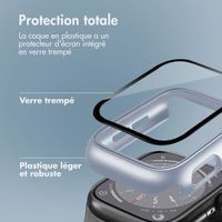 imoshion Coque rigide à couverture complète Apple Watch 4 / 5 / 6 / SE - 44 mm - Argent