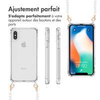 imoshion Coque avec cordons de téléphone Apple iPhone X / Xs - Perles