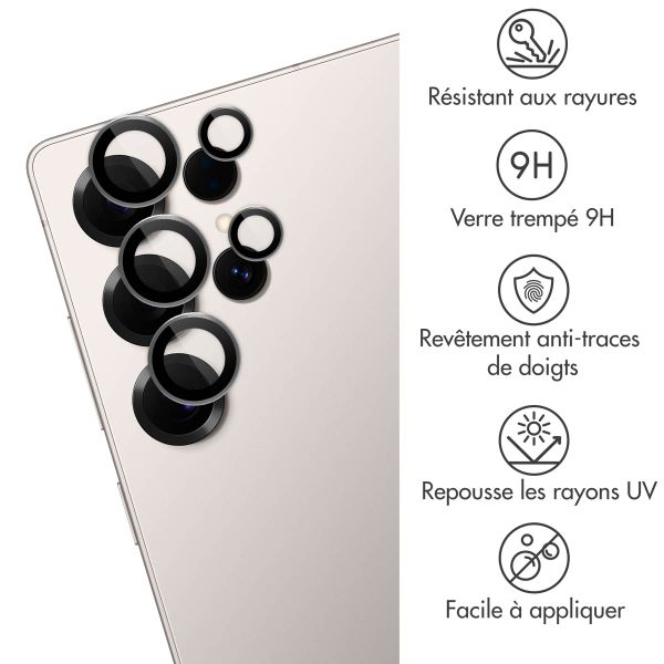 imoshion Lot de 2 protections d'objectif de caméra Samsung Galaxy S25 Ultra - Titanium Gray
