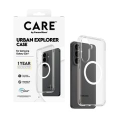 CARE by PanzerGlass Coque Urban Combat Samsung Galaxy S26 Plus - Blanc