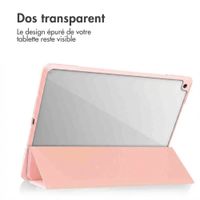 imoshion Coque tablette rigide Trifold Apple iPad 9 (2021) 10.2 pouces / iPad 8 (2020) 10.2 pouces / iPad 7 (2019) 10.2 pouces - Rose
