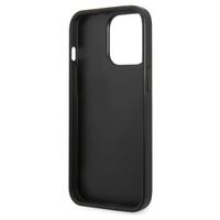 Karl Lagerfeld Coque arrière rigide Monogram Plaque iPhone 13 Pro - Noir