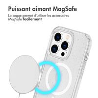 imoshion Coque Pailletée avec MagSafe Apple iPhone 13 Pro - Paillettes Transparent