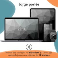 imoshion Casque sans fil pour enfants Dino LED Light - Limiteur de décibels - Avec câble AUX - Petrol Green / Orange