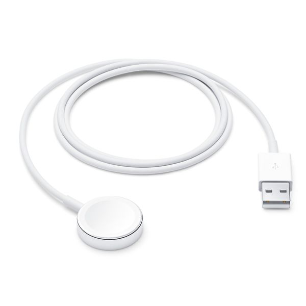Apple Câble de charge magnétique pour Apple Watch - 1 mètre - USB-A - Blanc