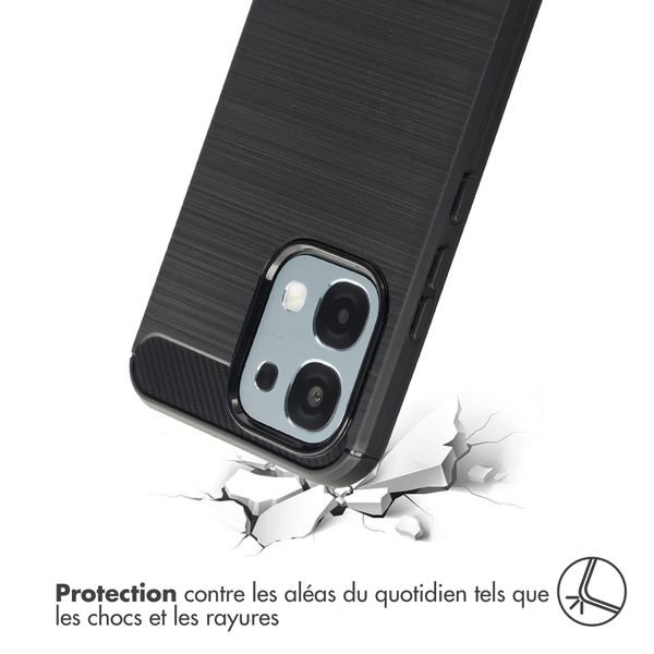 imoshion Coque Brushed Oppo A6 Pro (5G) - Noir