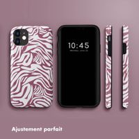 Selencia Coque arrière Vivid Apple iPhone 11 - Trippy Swirl Dark Rose