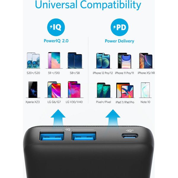 Anker Powerbank PowerCore III Sense - 20.000 mAh - Noir