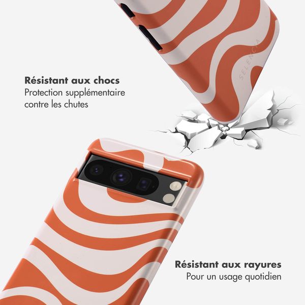 Selencia Coque arrière Vivid Tough Google Pixel 8 Pro - Dream Swirl Orange