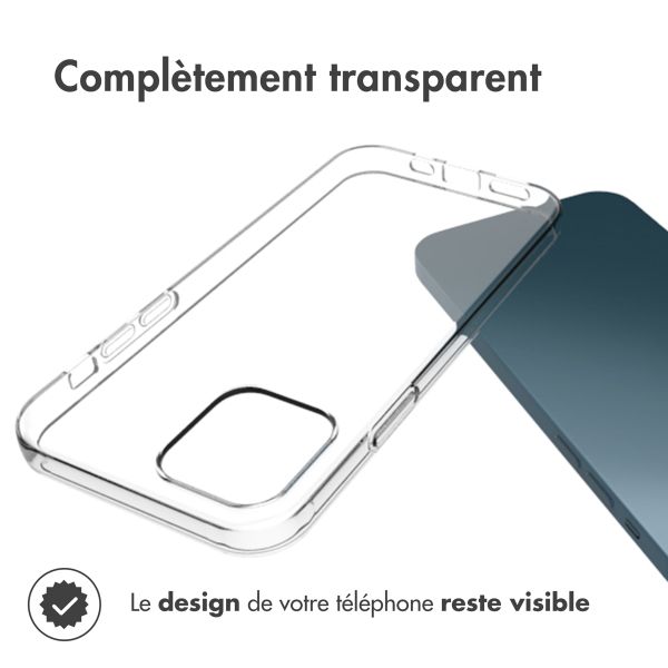 Accezz Coque Clear iPhone 12 Pro Max - Transparent