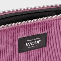 Wouf Corduroy Pochette ordinateur 13-14 pouces - Mauve