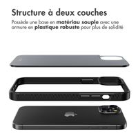Accezz Coque Givrée Robuste Apple iPhone 15 Plus - Noir