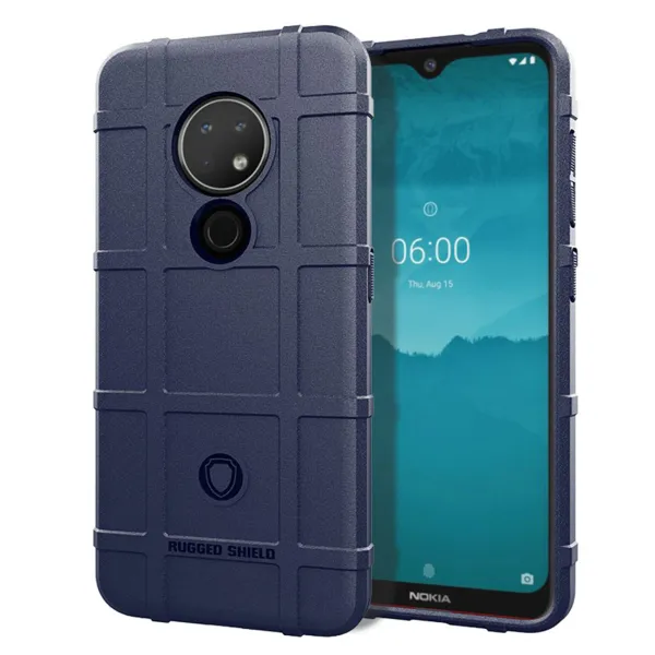 imoshion Coque Arrière Rugged Shield Nokia 6.2 / Nokia 7.2 - Bleu foncé