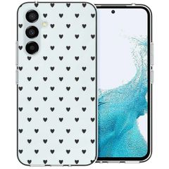 imoshion Coque Design Samsung Galaxy A54 (5G) - Cœurs - Noir