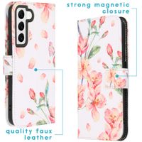 imoshion Coque silicone design Samsung Galaxy S22 - Blossom Watercolor