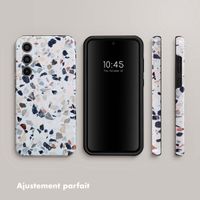 Selencia Coque arrière Vivid Tough Samsung Galaxy A35 - Chic Terazzo