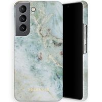 Selencia Coque Maya Fashion Samsung Galaxy S22 - Marble Blue