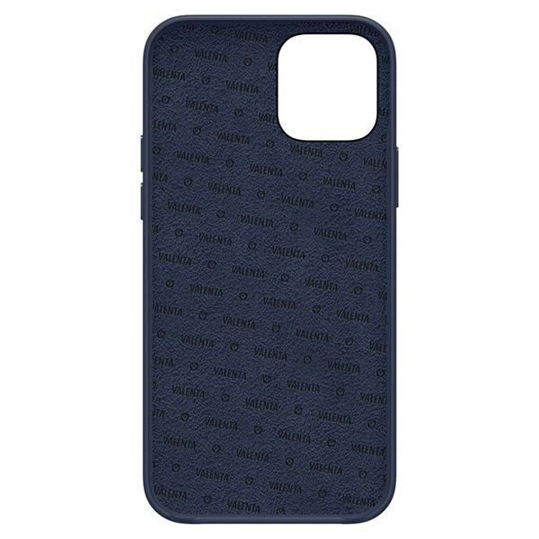 Valenta Coque en cuir Luxe iPhone 12 Pro Max - Bleu foncé