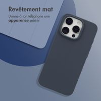 imoshion Coque Couleur Apple iPhone 16 Pro - Bleu foncé