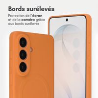 imoshion Coque Couleur avec MagSafe Samsung Galaxy S26 - Orange